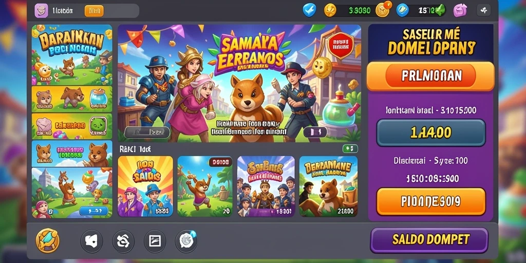 Level permainan yang menantang dan bervariasi.