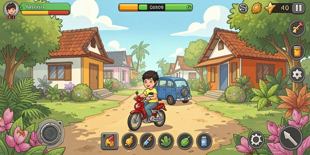 Tangkapan layar ini menampilkan mode permainan yang menantang dan seru.