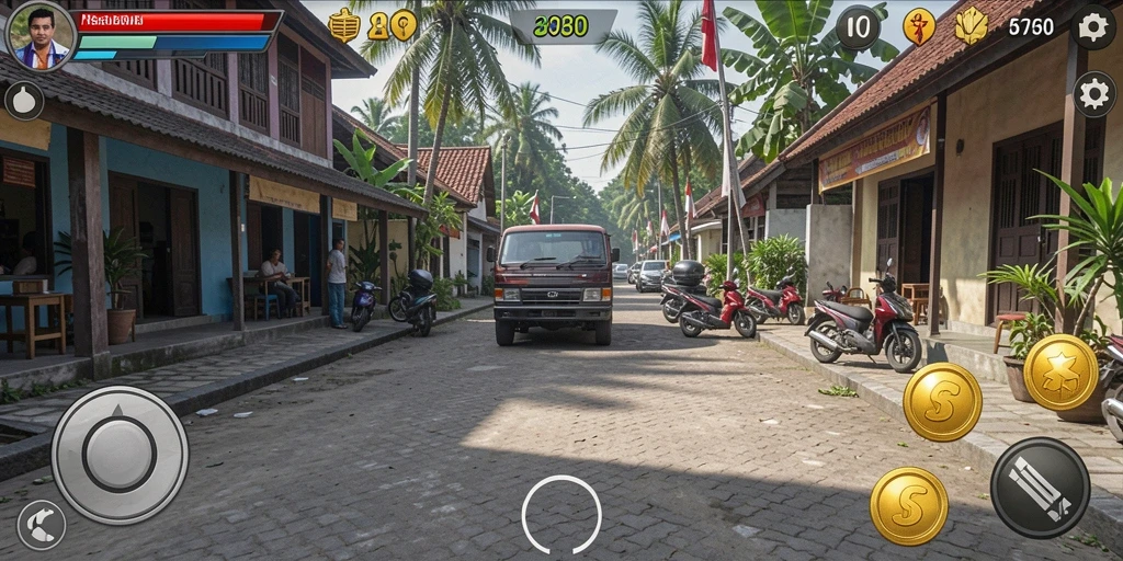 Tangkapan layar dari misi menantang yang dihadapi pemain.
