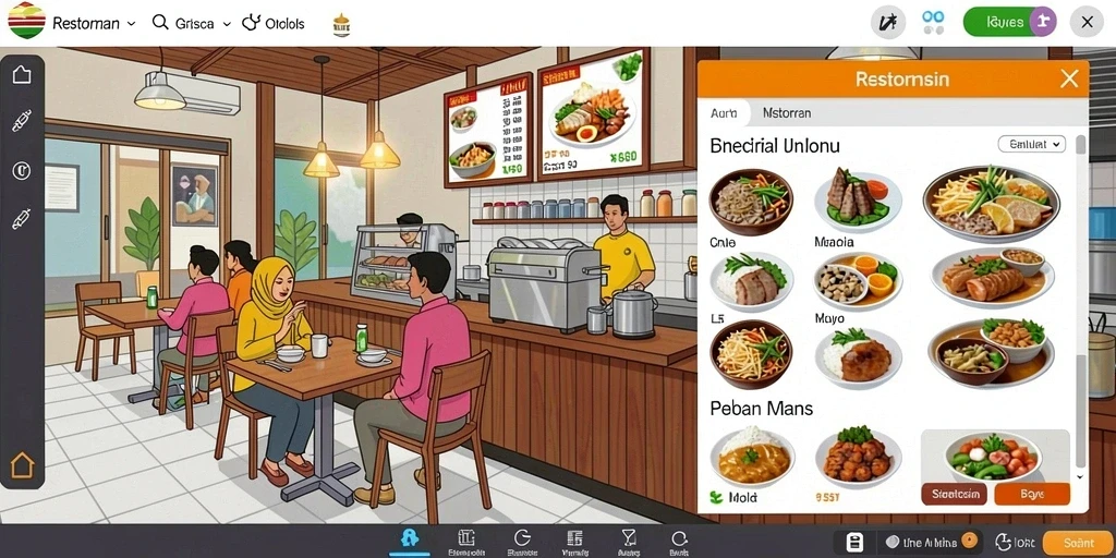Tampilan promosi menarik dan bonus yang menggiurkan.