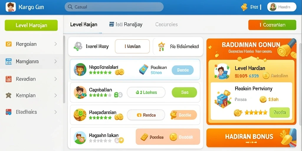 Lingkungan 4D yang menakjubkan dan mendetail.